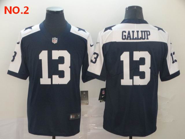 Men's Dallas Cowboys #13 Michael Gallup Jerseys NO.2;